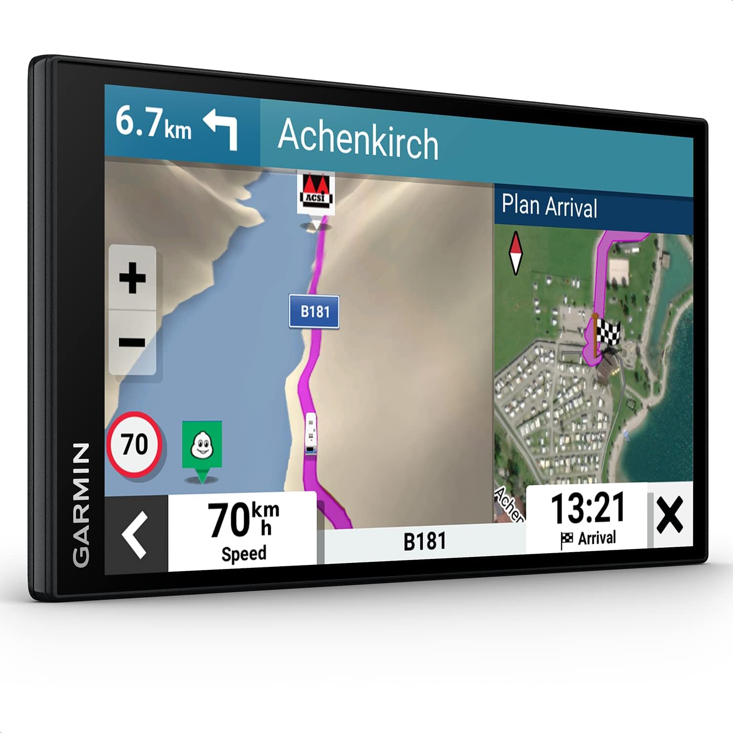 ALT:="Garmin Camper GPS para autocaravanas y coches con rutas personalizadas y mapas avanzados"