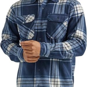 Wrangler Authentics Men's Long Sleeve Sherpa Lined Denim Shirt