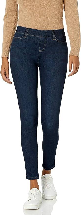 Jeggings ajustados de mujer Amazon Essentials en azul vaquero, de tejido elástico y estilo casual para otoño e invierno.