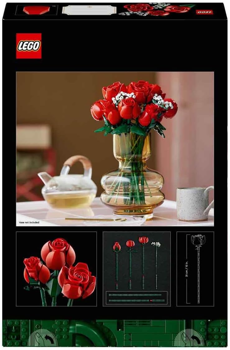 LEGO Botanical Ramo de Rosas Rojas,-regalosanvalentin-tiendagpsnavegadoresgps