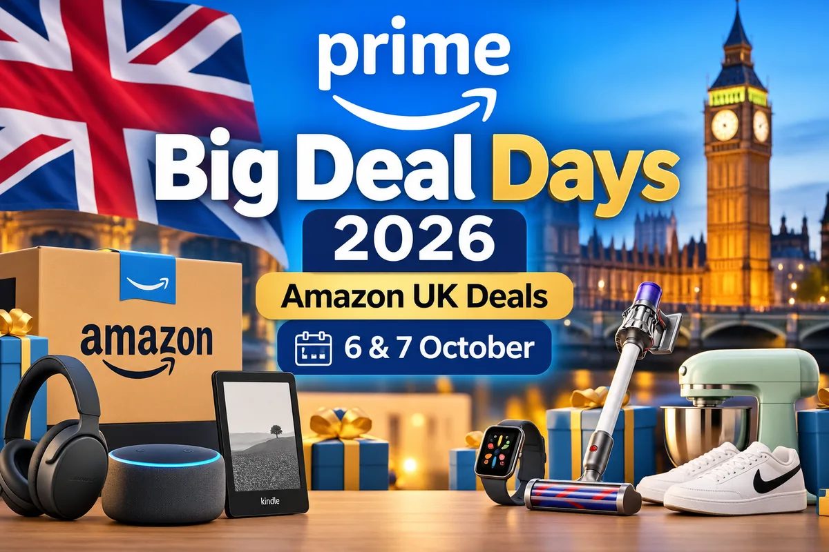 Prime Big Deal Days Amazon UK Deals 2026 – 6 & 7 October